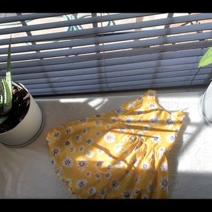 Yellow flower petal dress